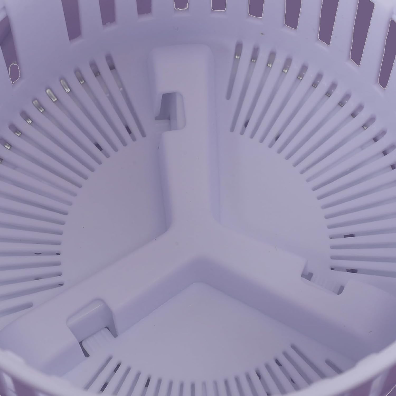 Diydeg 8L Portable Washing Machine with 3 Cleaning Modes, Foldable Washer, Drain Basket, Small Laundry Machine for Toddler Clothes, Underwear, Socks, Toys (Purple)