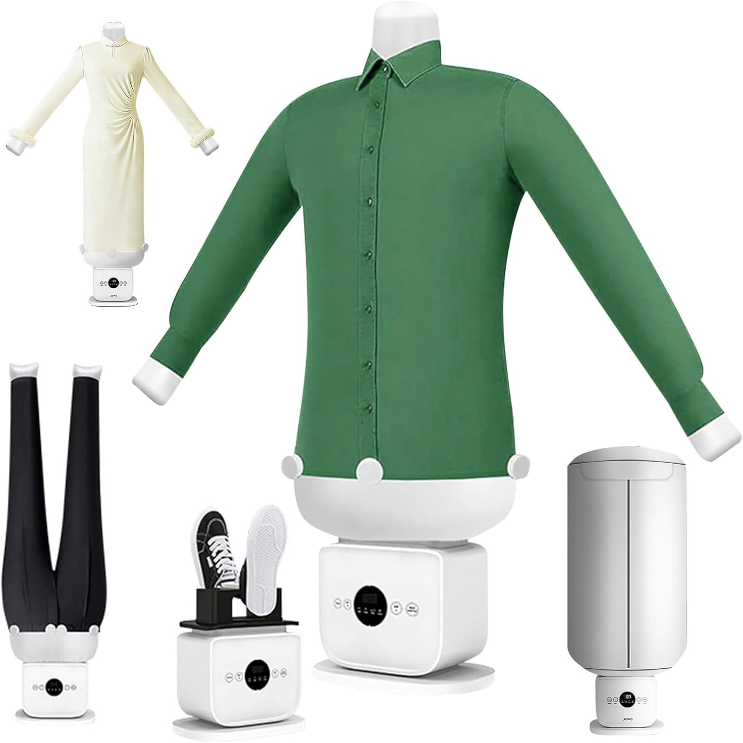 Automatic Steam Iron, Touched Iron Machine, Hands Free Clothes Dryer, 360° Without Blind Spots Drying, 8 Minutes Quick Ironed Dry(D)