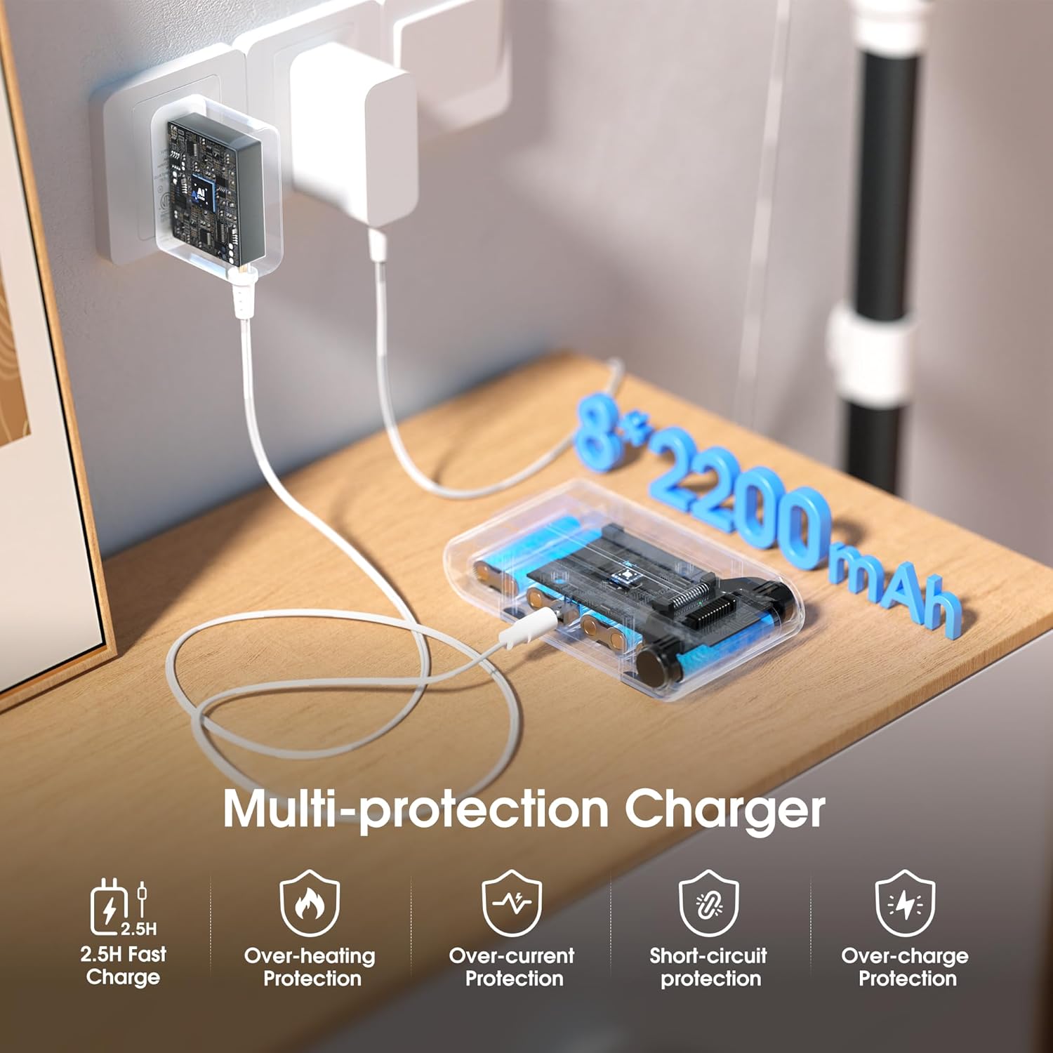 Cordless Vacuum Cleaner + Adapter