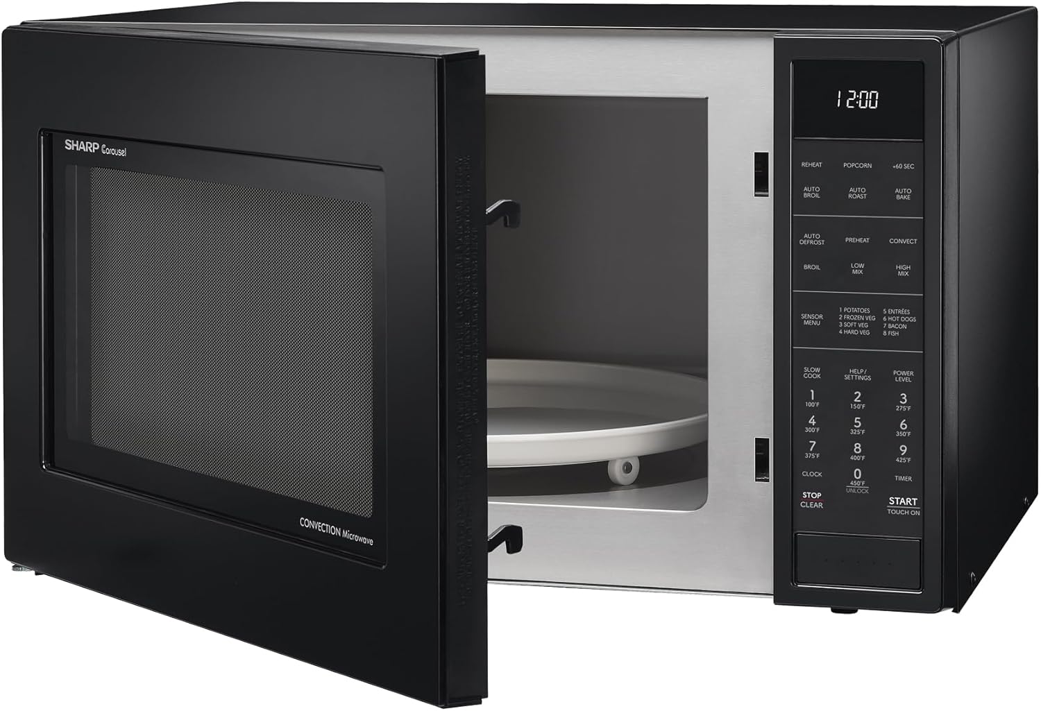 SHARP SMC1585KB Convection Countertop Microwave Oven with Removeable 15.4