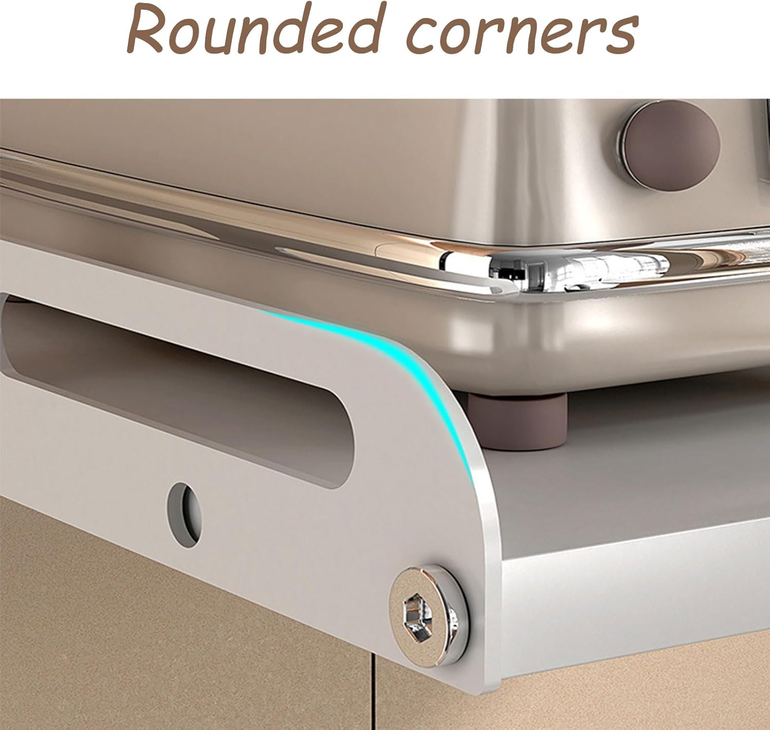 Kitchen utensil holder, Wall-Mounted Microwave Oven Rack,Commercial or Household Microwave Oven Shelf,Kitchen Storage Organizer for Electrical Appliances, Condiments(Black,56 cm/22 in)