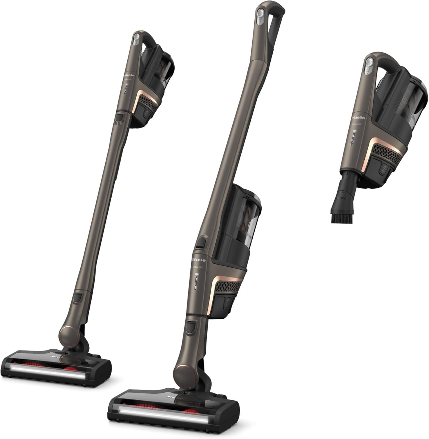 Miele Triflex HX2 Pro Cordless Stick Vacuum Cleaner, 120 min runtime, Infinity Grey PearlFinish / Rose Gold