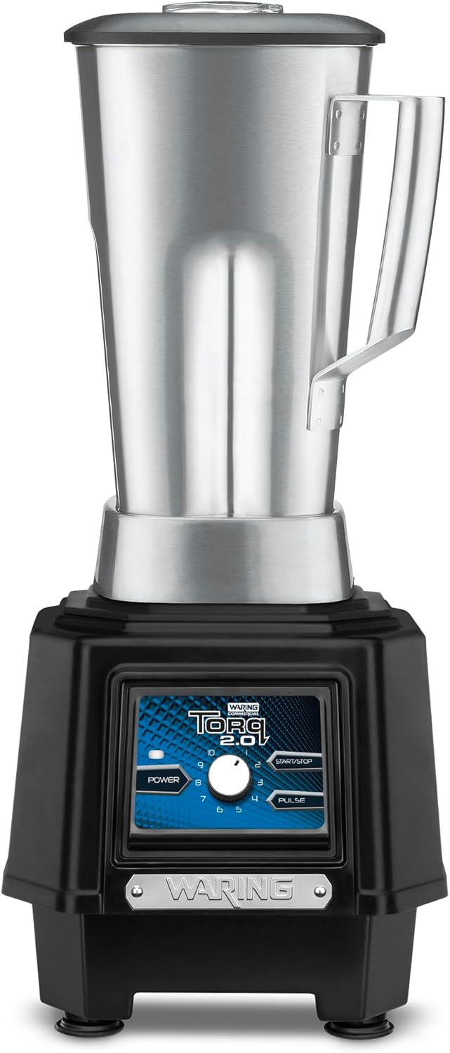 Waring Commercial TBB175S6 TBB175S6-64 Ounce Stainless Steel Commercial Blender, 64 Ounce, Silver