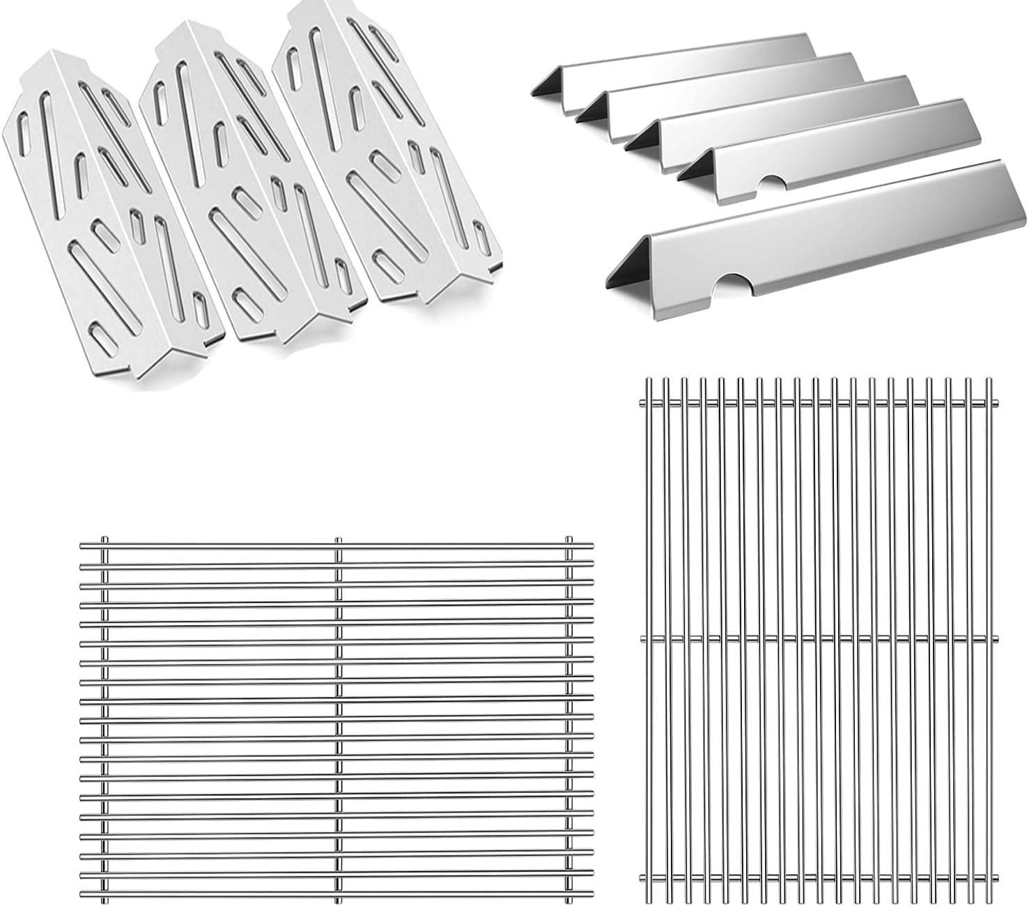 Shengyongh SS66095(2-Pack) SS6632(5-Pack) 66041(3-Pack) for Weber Genesis 2 Grill Parts 66795 Heat Deflector for Weber Genesis ii E-310 E-315 E-335 S-335 300 Series GS4