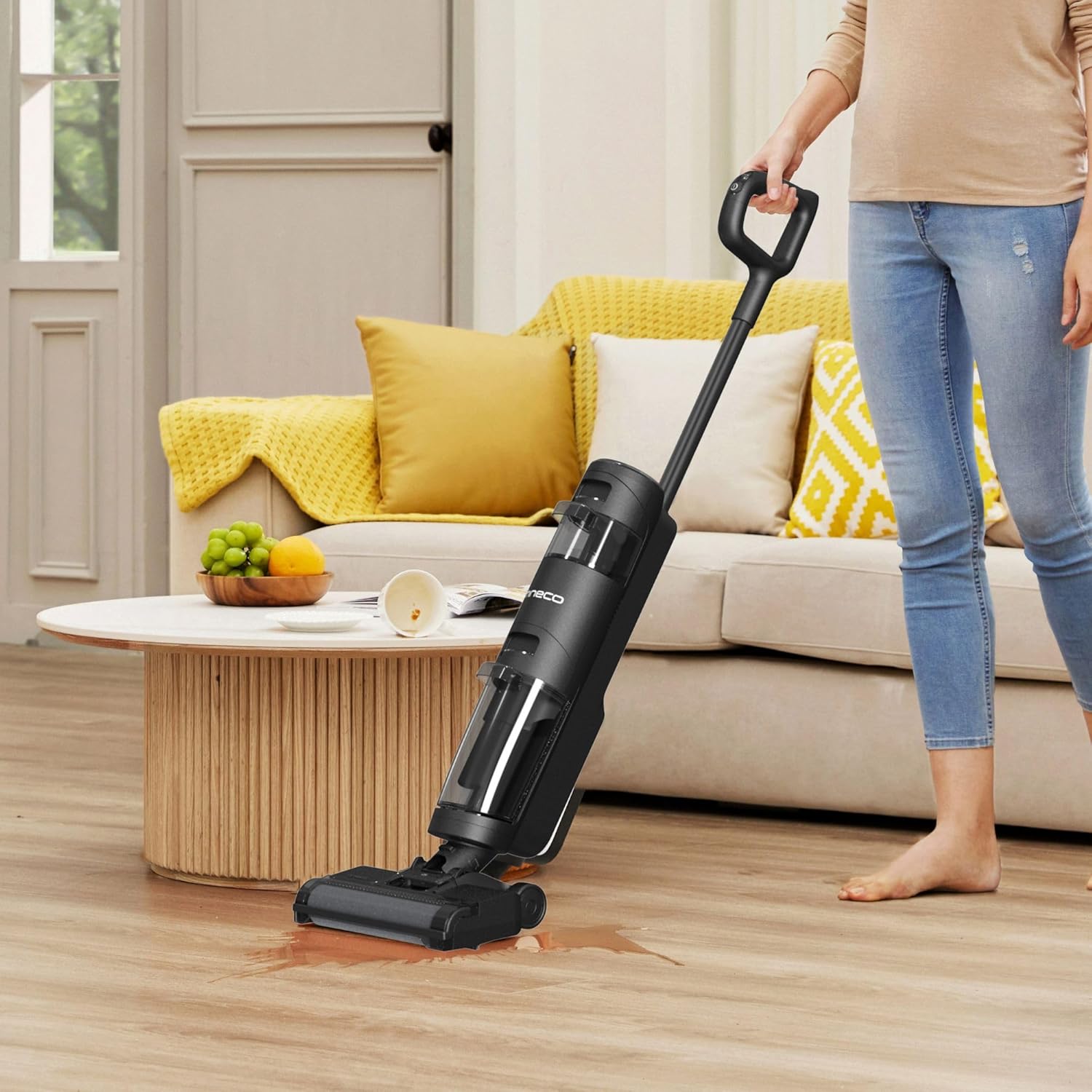 Tineco S3 Pro Floor One Smart Multi-Surface Floor Cleaner w/Accessories (Renewed)