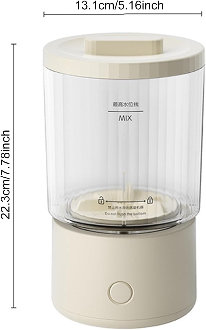 Portable Portable Turbo Washing Cup Electric Washer for Socks Underwear, Rechargeable Travel Washing Machine, Type-C Charging Charging