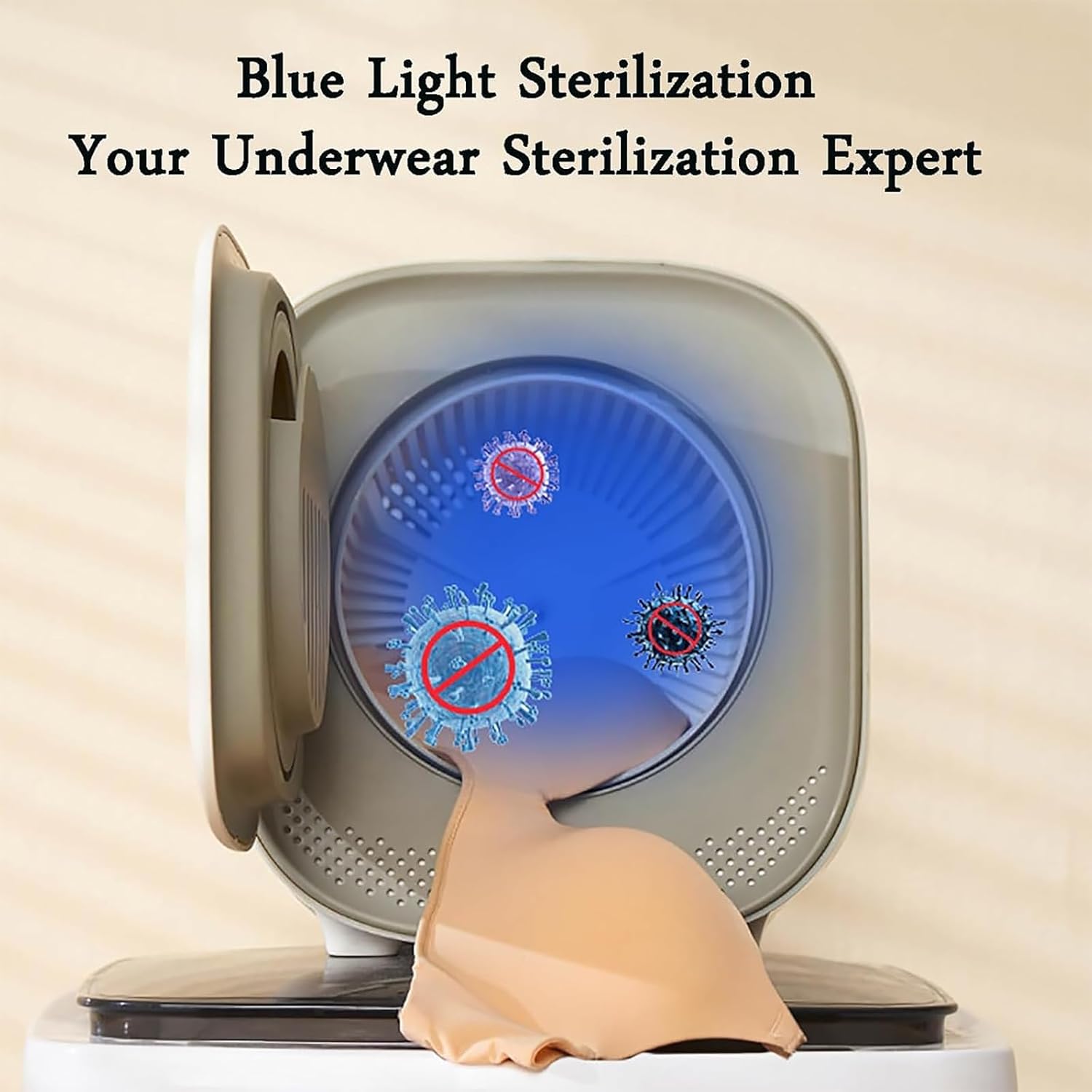 Portable Spin Clothes Dryer, 360° Three-Dimensional Warm Air Circulation, Smart Constant Temperature Mini Dryer with 6th Gear Preheat for Apartment, Travel, Dorm, RV, Clothes, Underwear, Baby Clothes