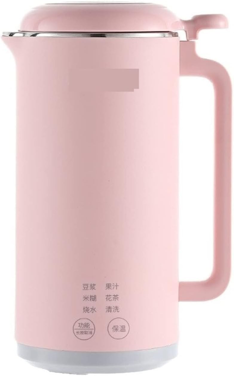 Mini Soymilk Maker Juicer Blender 350ML, Automatic Multifunction Filter-Free SOYA Bean Milk Machine 110V/220V