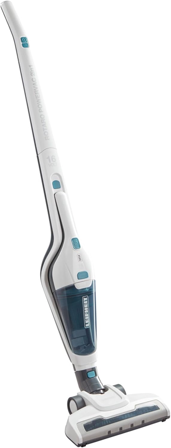 Leifheit POWERVAC 2-in-1 Rotary Sweeper Vacuum Cleaner 16V 1011927, Único, Standard