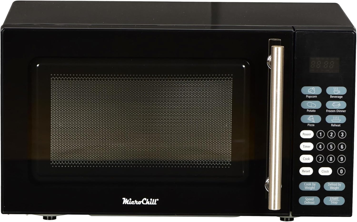 0.7 cu. ft. MicroChill Microwave, Black Exterior, White Interior. Medium Microwave - 10.38