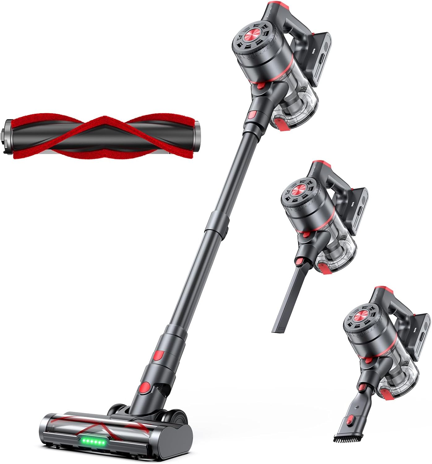 VC2 Cordless Vacuum Cleaner and Replacement Floor Brush