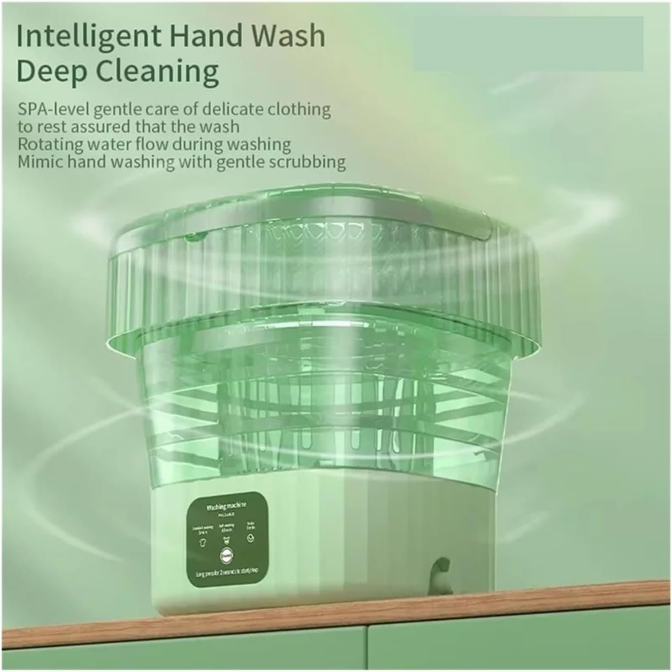 Compact Laundry. Compact 8L Folding Washing Machine Clothes Portable Laundry Bucket For Travel .Portable(Yellow)