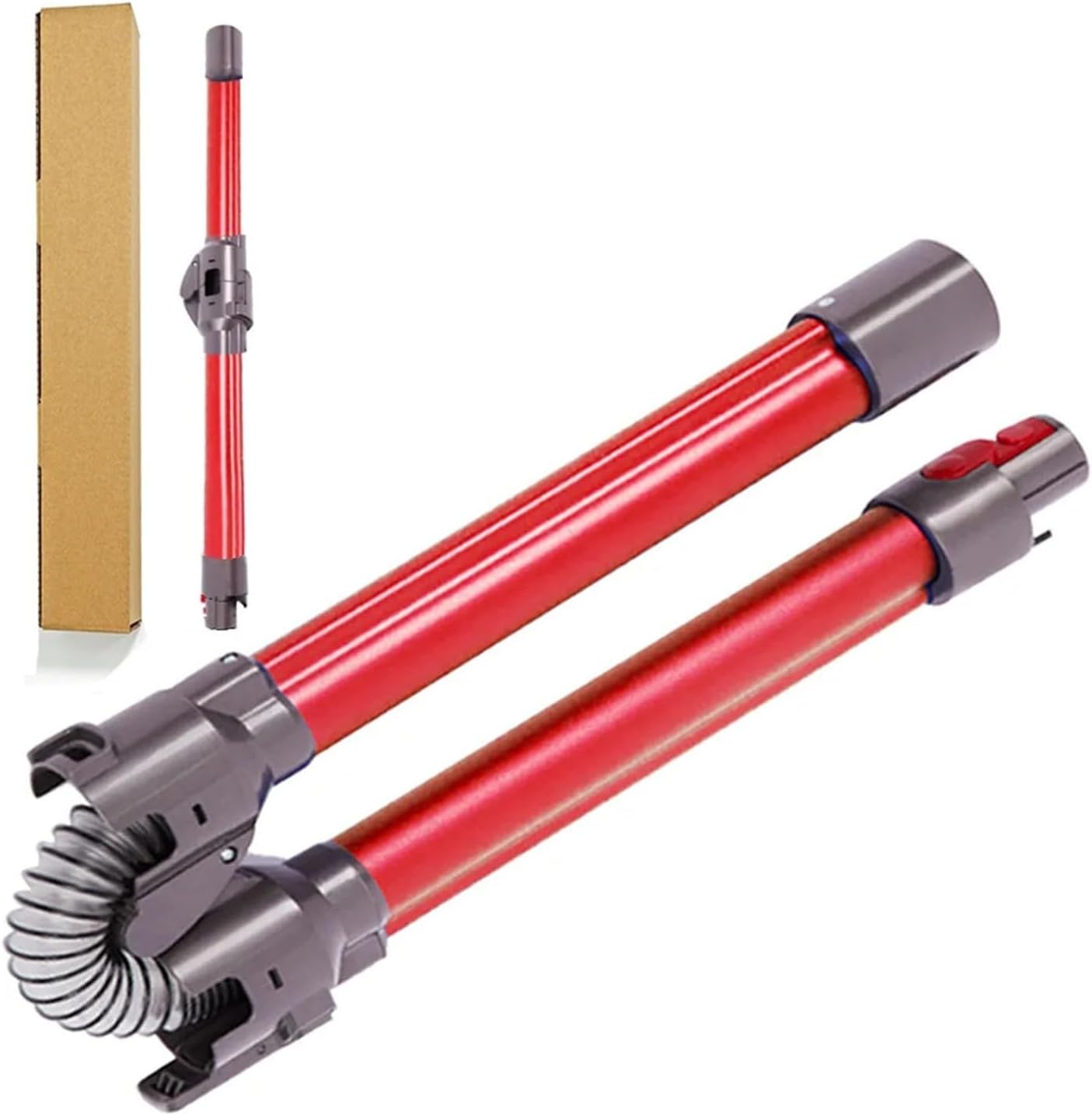 Folding Extension Rod ，Compatible for Dyson， V7 V8 V10 V11 Cordless Vacuum Cleaner Parts Metal Pipe Bar Handheld Flexible Bendable Wand Tube(0011800328J)