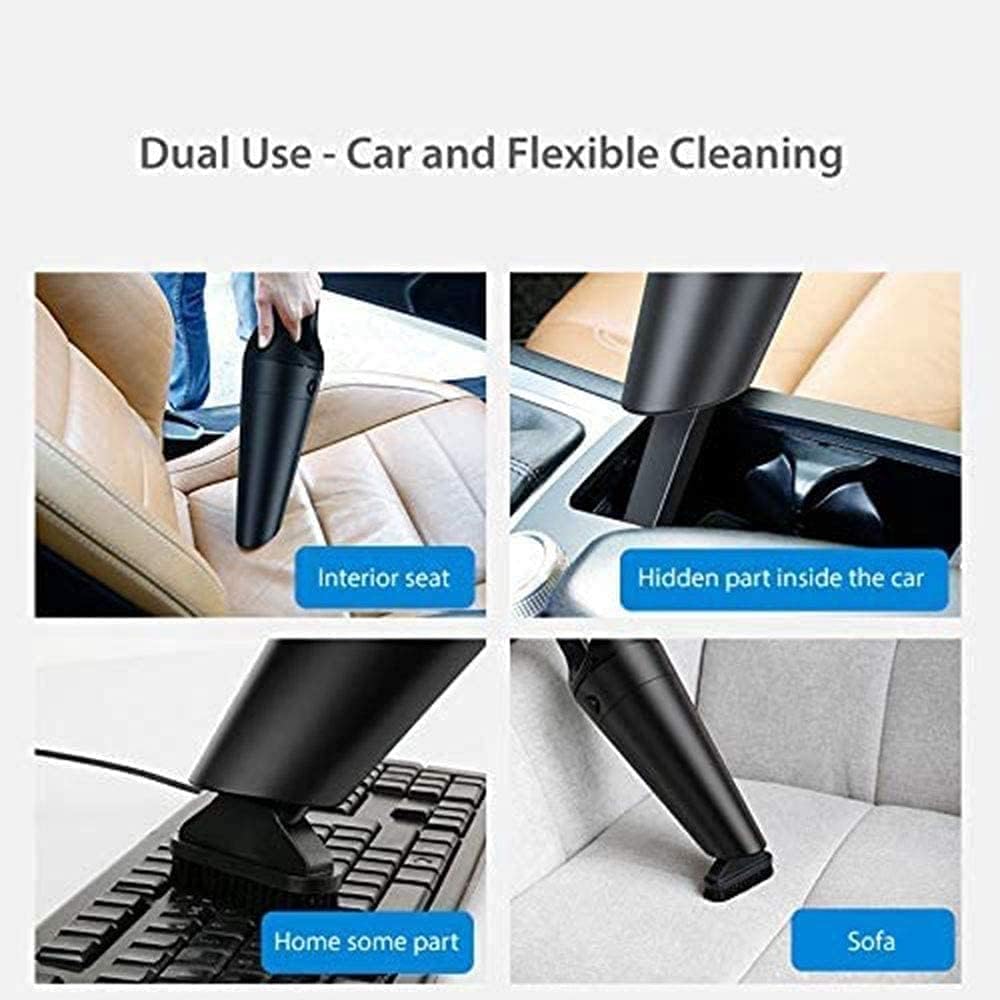 Handheld Vacuum Cordless, Mini Portable Vacuum with 120W High Power and 4000Pa, Strong Suction, Very Suitable for Pet Hair, Sofa, Car and Any Corner
