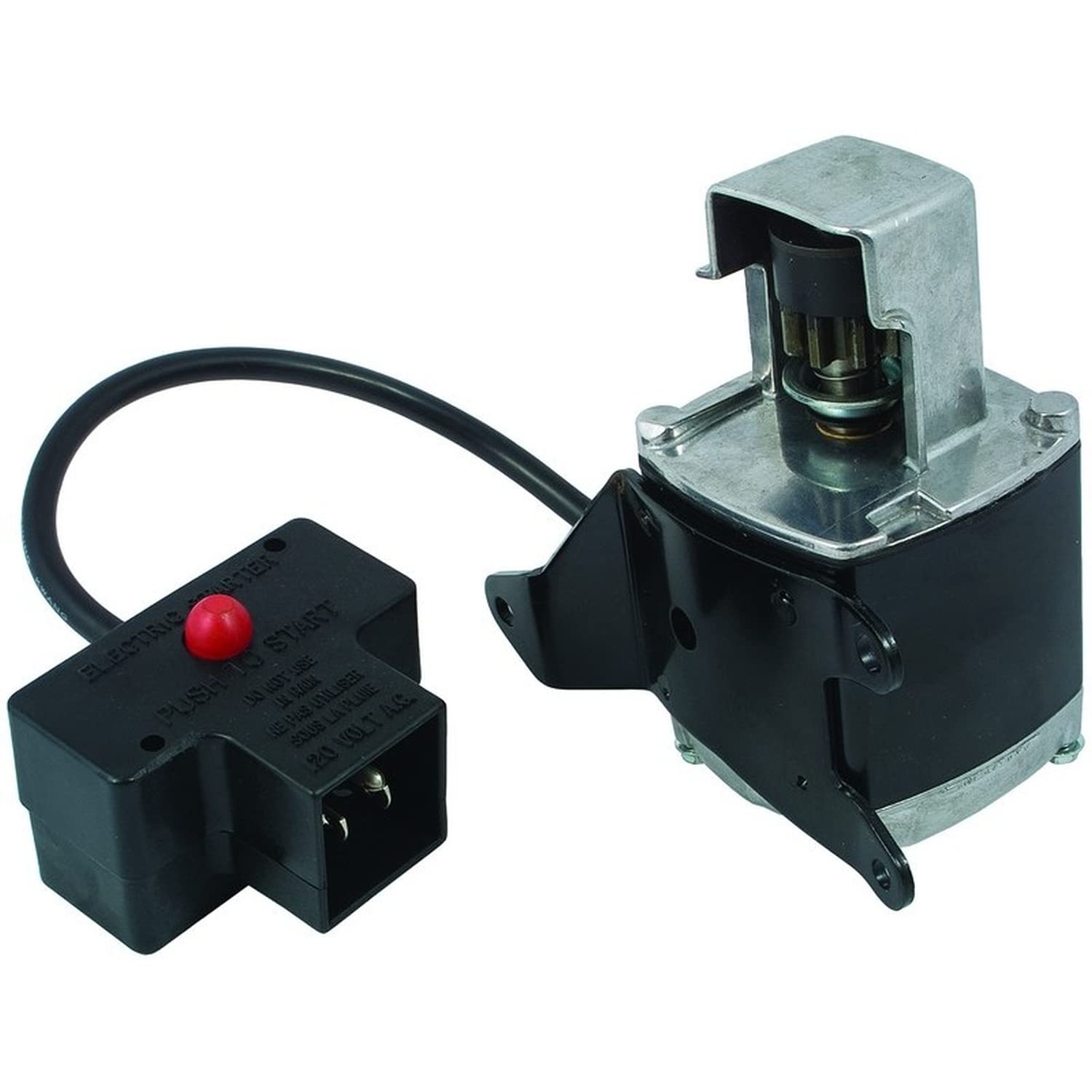 OEG Parts New 120V Electric Starter Compatible With Tecumseh Snowblower Small Engine 9 Tooth HSK40 HSSK LH OH195 OHSK 33290E, 72200600, 33290, 33290A, 33290B, 33290C, 33290D, 33517, STC0015, 41022032