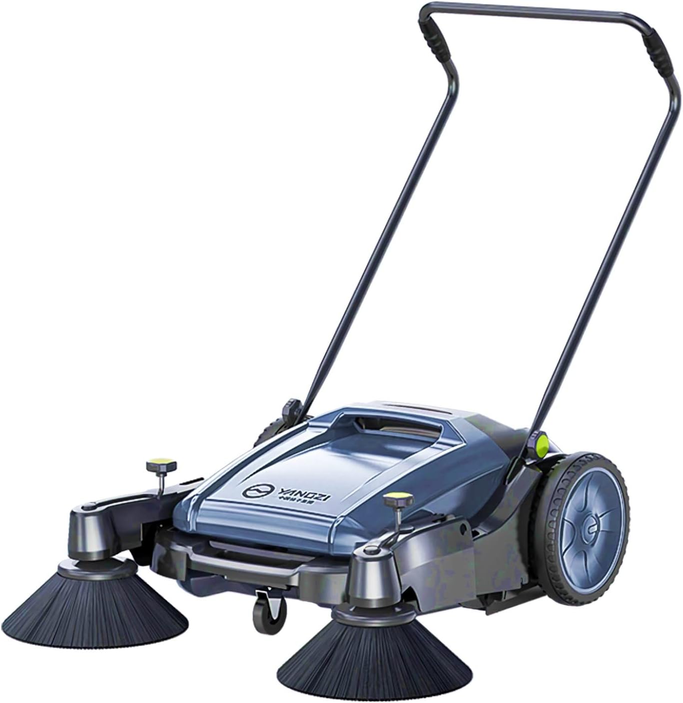 14.5G Industrial Sweeper,Floor Sweeper Manual,Just Walk and Push - 14.5 Gallon Capacity, 40.1