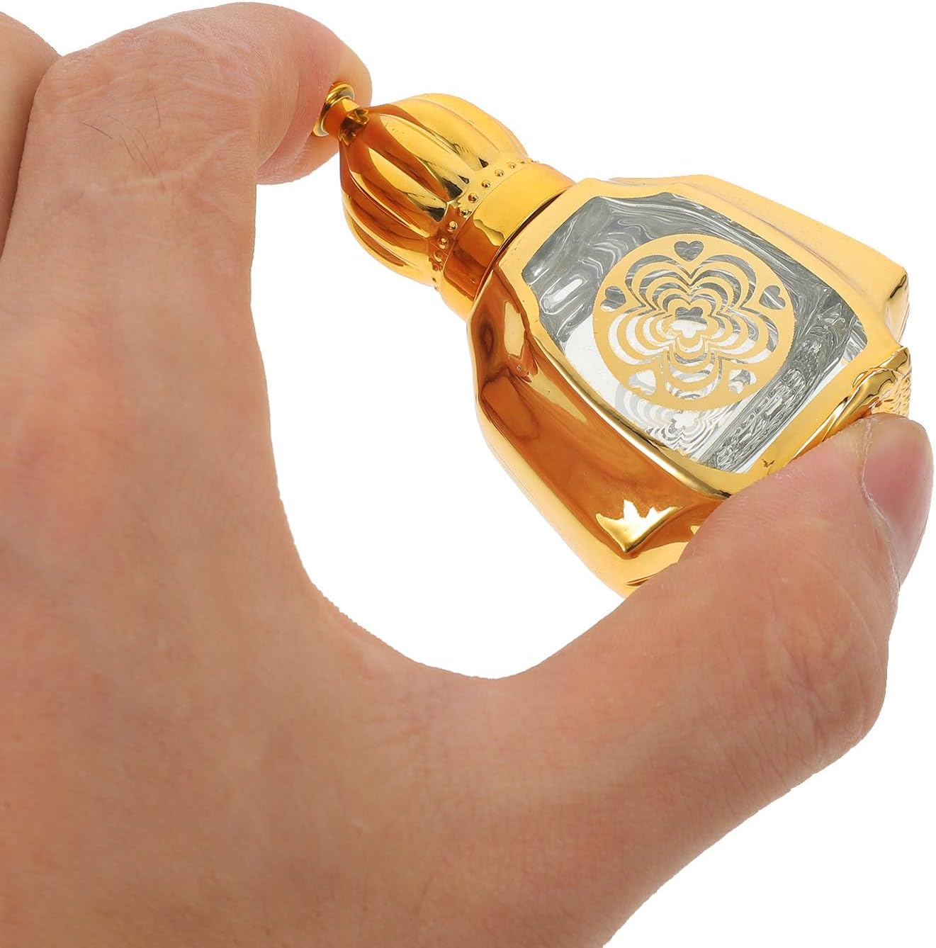 Portable Perfume Roll on Bottles 2Pcs 10Ml Glass Multi-Function Aroma Bottles Refillable for Travel and Household Use