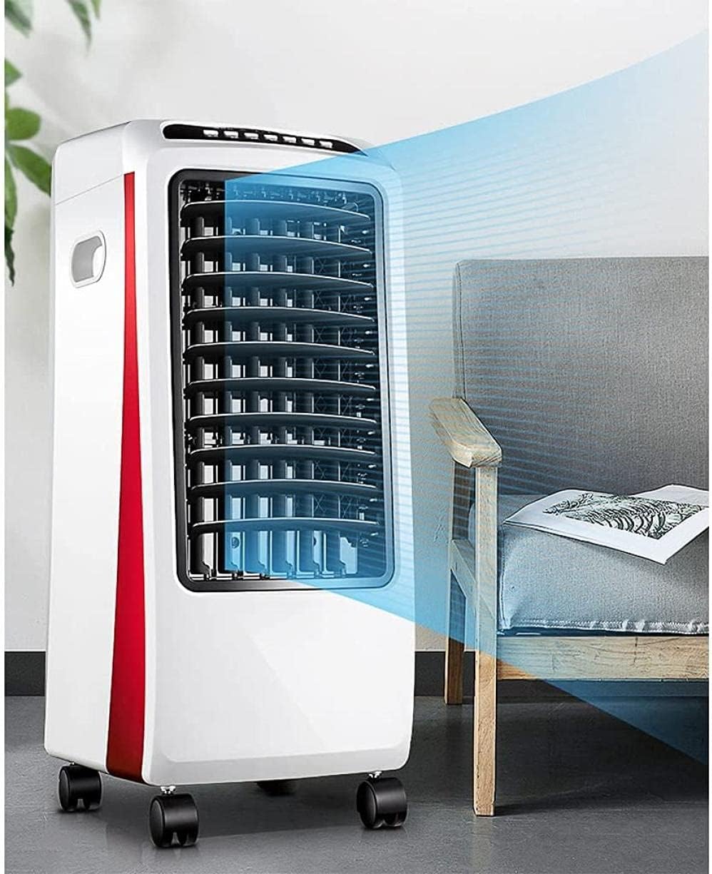 air Conditioner Unit for Home, Fan 7L Water Tank Fan Portable Fan Humidifier with Remote Control Mobile Cooling Fan/Humidifier for Home Office Bedroom