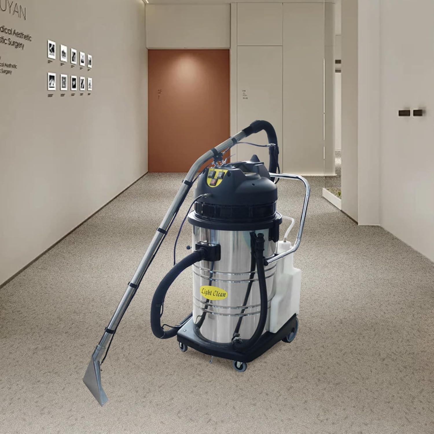 Cleaning Machine,Extractor Portable Carpet Cleaner,Commercial Carpet Cleaner,Extractor Household Cleaning Machine,Vacuum Washer,Used in Hotel,Guest House,Dry Cleaner,Housekeeping Companie