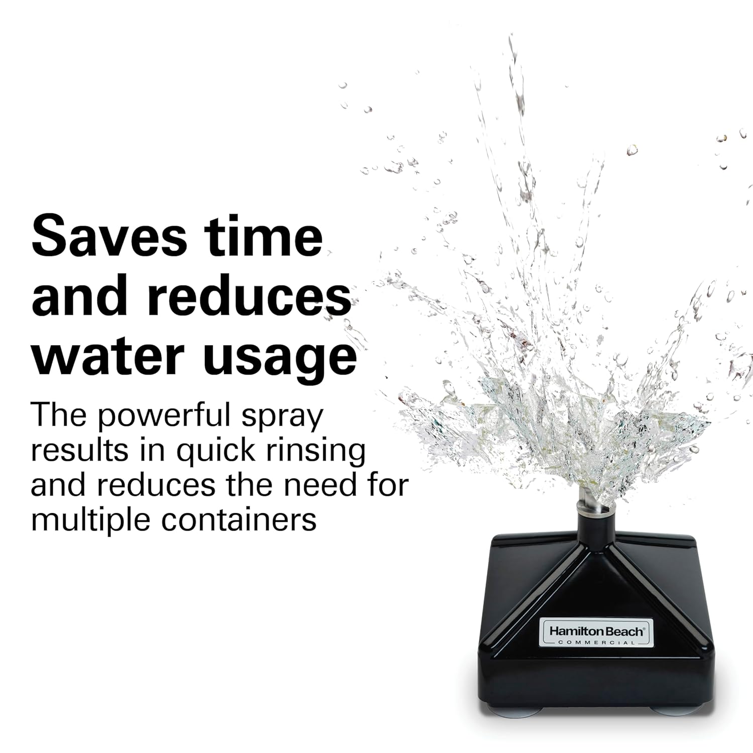 Hamilton Beach (BCR100) Commercial Blender Container Rinser Black