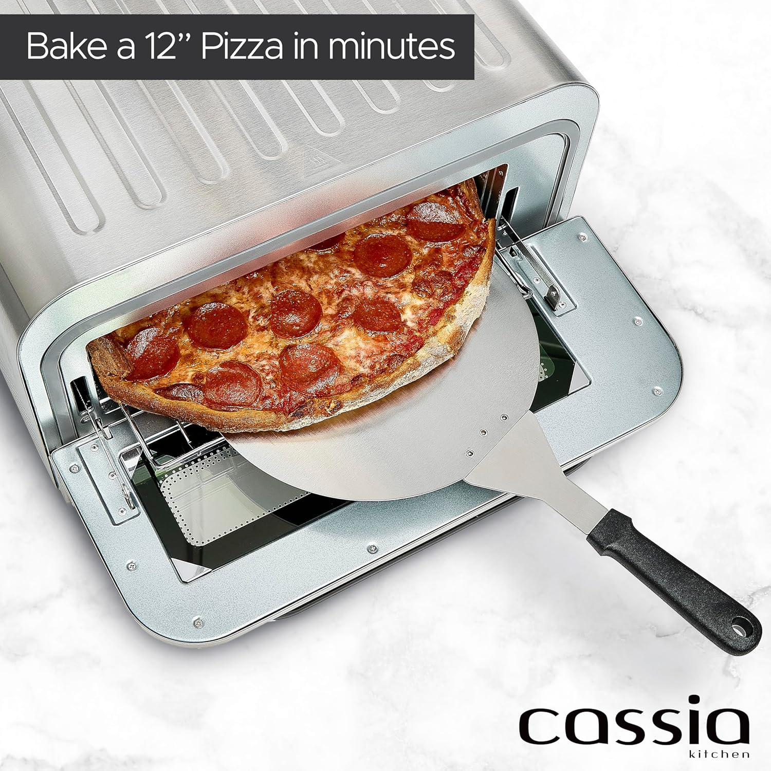 Cassia Countertop Electric Air Fryer Pizza Oven, 12