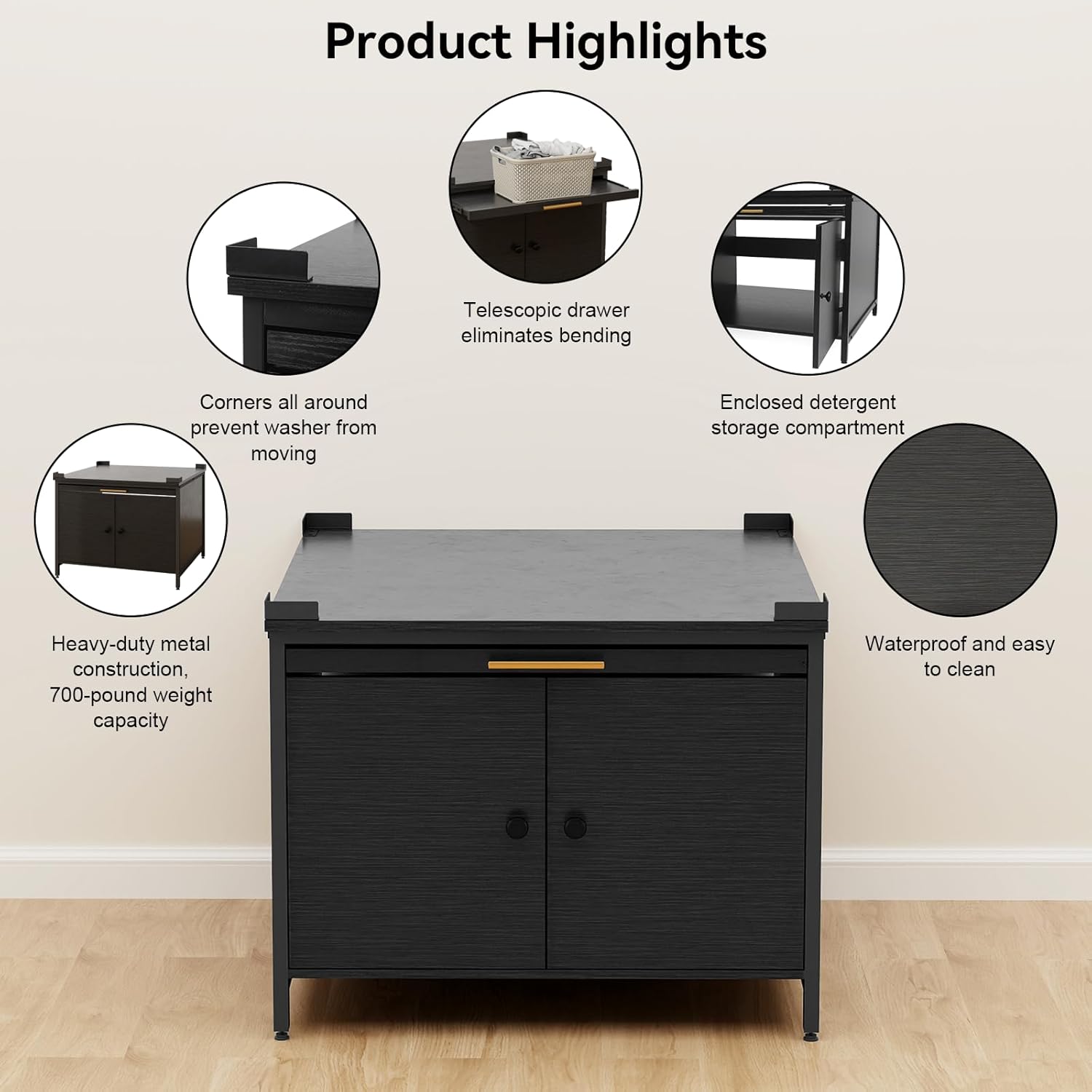 2 Pack Laundry Pedestal for Washer and Dryer, Heavy Duty 29