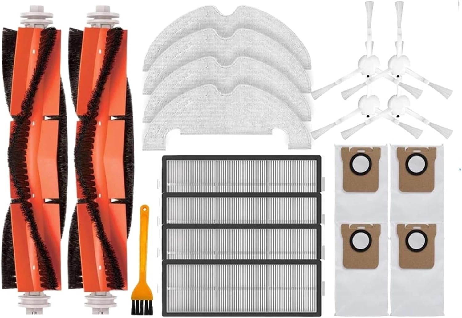 Compatible for Dreame Bot D10 Plus RLS3D Robot Vacuum 5-in-1 Maintenance Kit with HEPA Filter & Mop Cloth(D10PLUS101108)