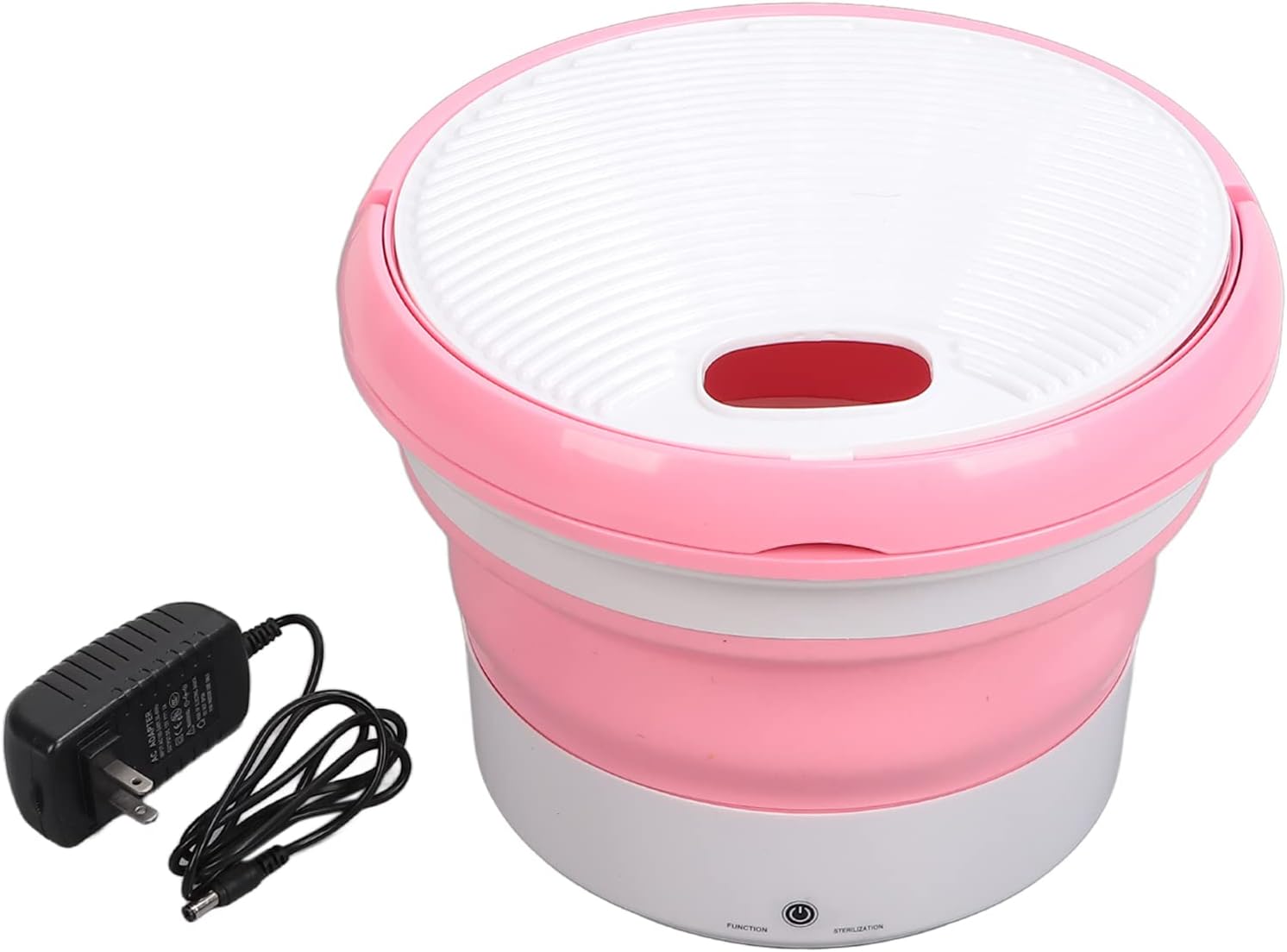 Portable Washing Machine, Ozone Cleaning Underwear Washer Mini Folding Washing Machine Foldable Bucket Washer Compact Laundry Machine for Baby Clothes, Small Items, Camping, Travel(#1)