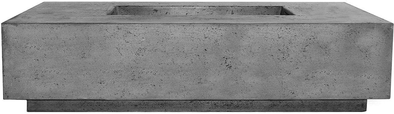 Prism Hardscapes Tavola 8 Fire Table in Pewter - NG