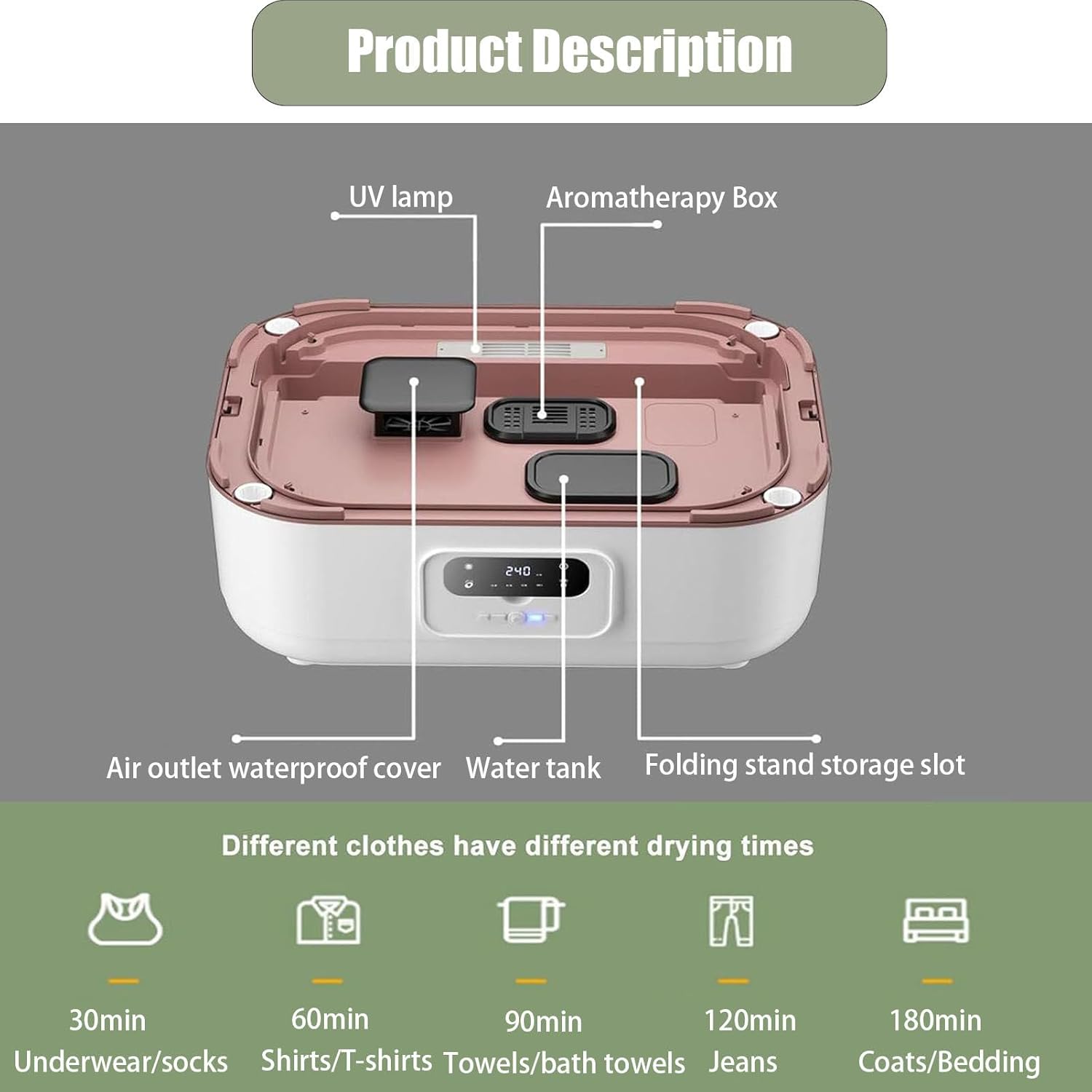 Fully Automatic Steam Ironing Dryer，Garment Steamer,Automatic Ironing Machine，Standing Garment Steamer, with Remote Control Electric Clothes Drying Rack, for Clothes & Fabric