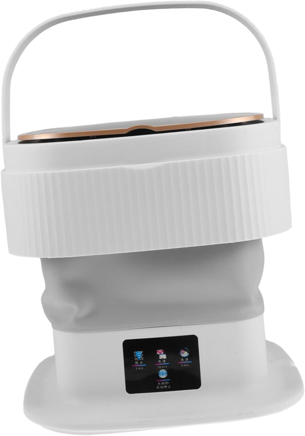 Mini Portable Folding Washing Machine Compact Laundry Washer Dryer for Small Clothes Underwear Socks Clothes Quiet Low-noise Operation for Travel Camping Apartments