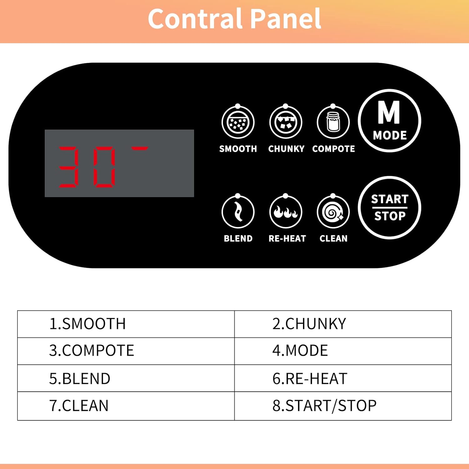 Soup Maker 2 L, Makes 4-6 Servings, Soup Maker Machine with 6 Preset Programs, Electric Soup Machine Automatic Heating and Blending for Purées, Baby Foods, Smoothies, Stainless Steel