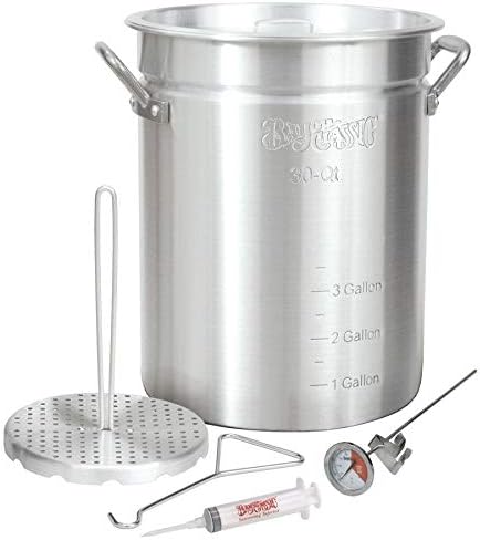 Bayou Classic Outdoor Fryer Pot - 30 Qt Turkey Fryer - 30 Qt - Metal