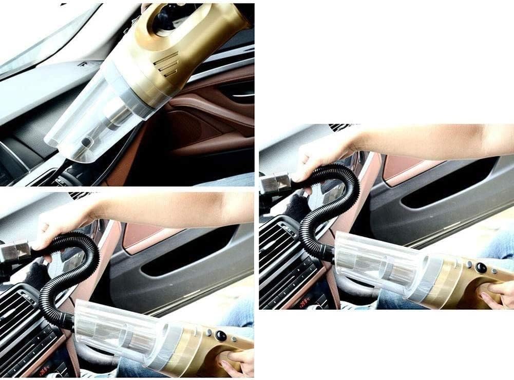 Bagless Hand Vacuum for Carpet and Hard Floor,High Power 120W Wet and Dry Lighting Illuminated Portable Multi-Function Small Mini Handheld Vacuum Cleaner Energy Saving and Safety