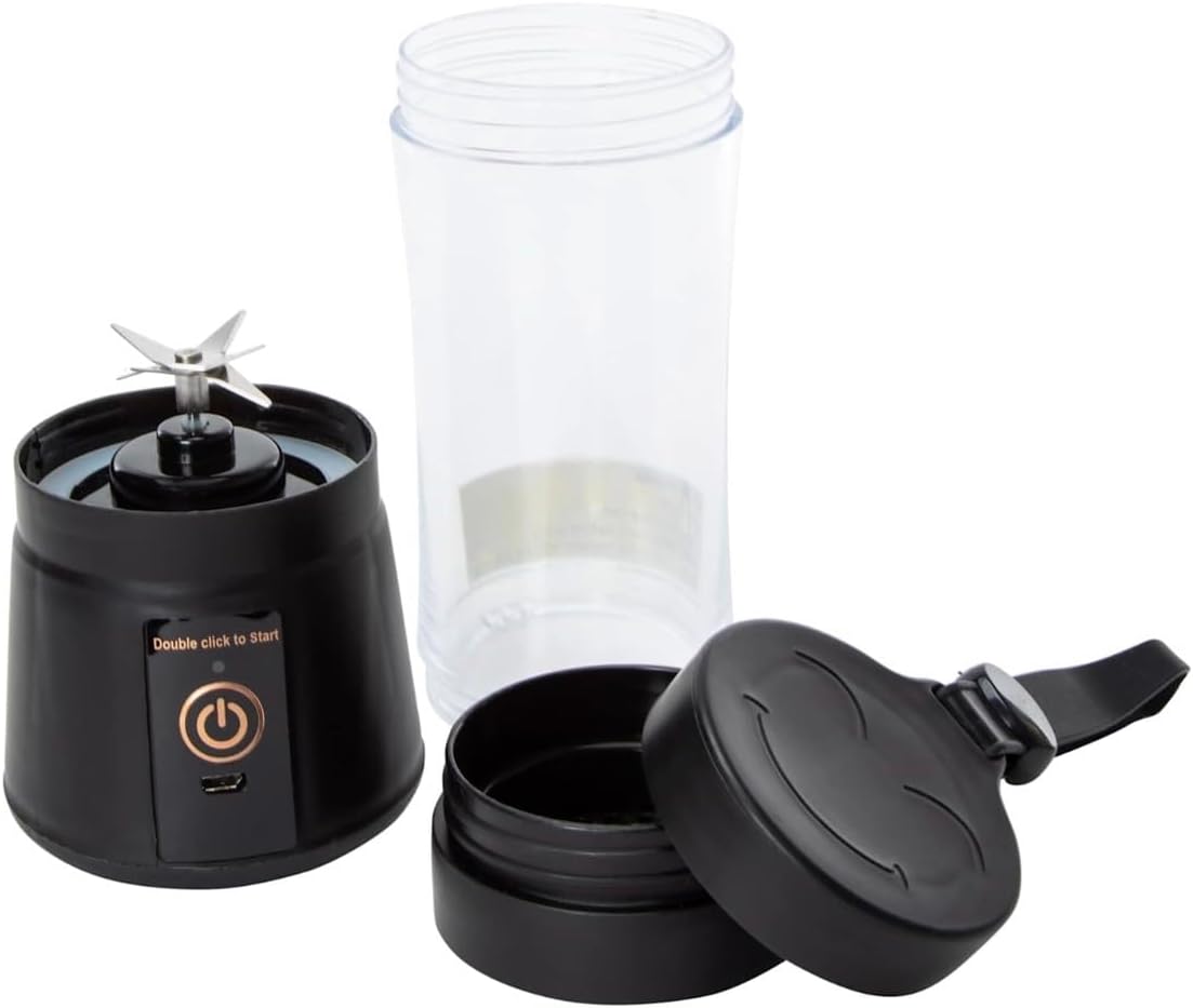 Portable Rechargeable Personal Blender, White, Touch Control, USB Charging