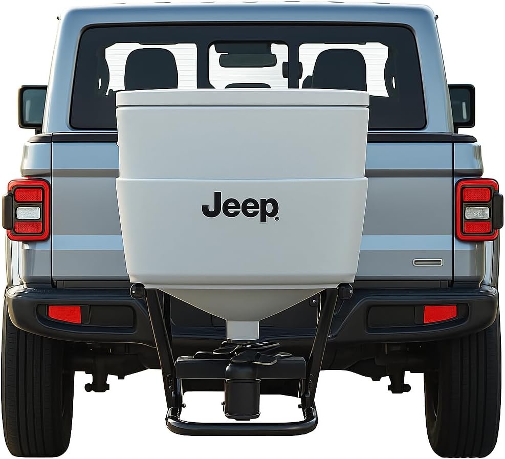 Meyer Products 76100 JE EP Baseline BL400 Salt Spreader – 400 lb Capacity, Electric Drive, Durable Poly Hopper for Trucks & UTVs