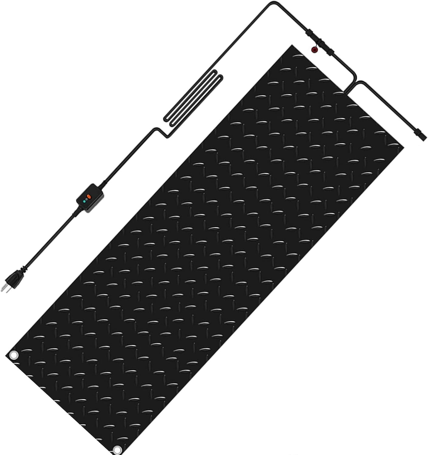 Heated Snow melt Pads for Sidewalks ， Heated Outdoor Pads for stairways - Electric Non-Slip Snow melt Pads for Winter Snow Removal - Heated Snow melt Pads for driveways(40x360cm/15.7x142in)