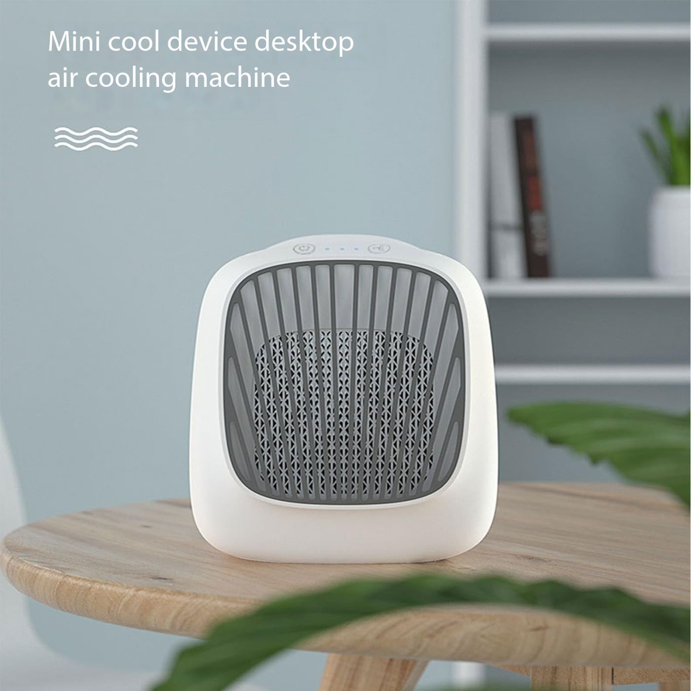 Mini Small Air Conditioner, Home Mini Desktop Cooling Fan USB Office Cool Portable Small Fan, Suitable for Home, Dormitory, Office