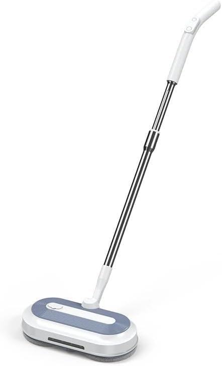 Cordless Electric Broom, Dual Motor Rotation with LED and Water Sprayer, Rechargeable Floor Cleaner