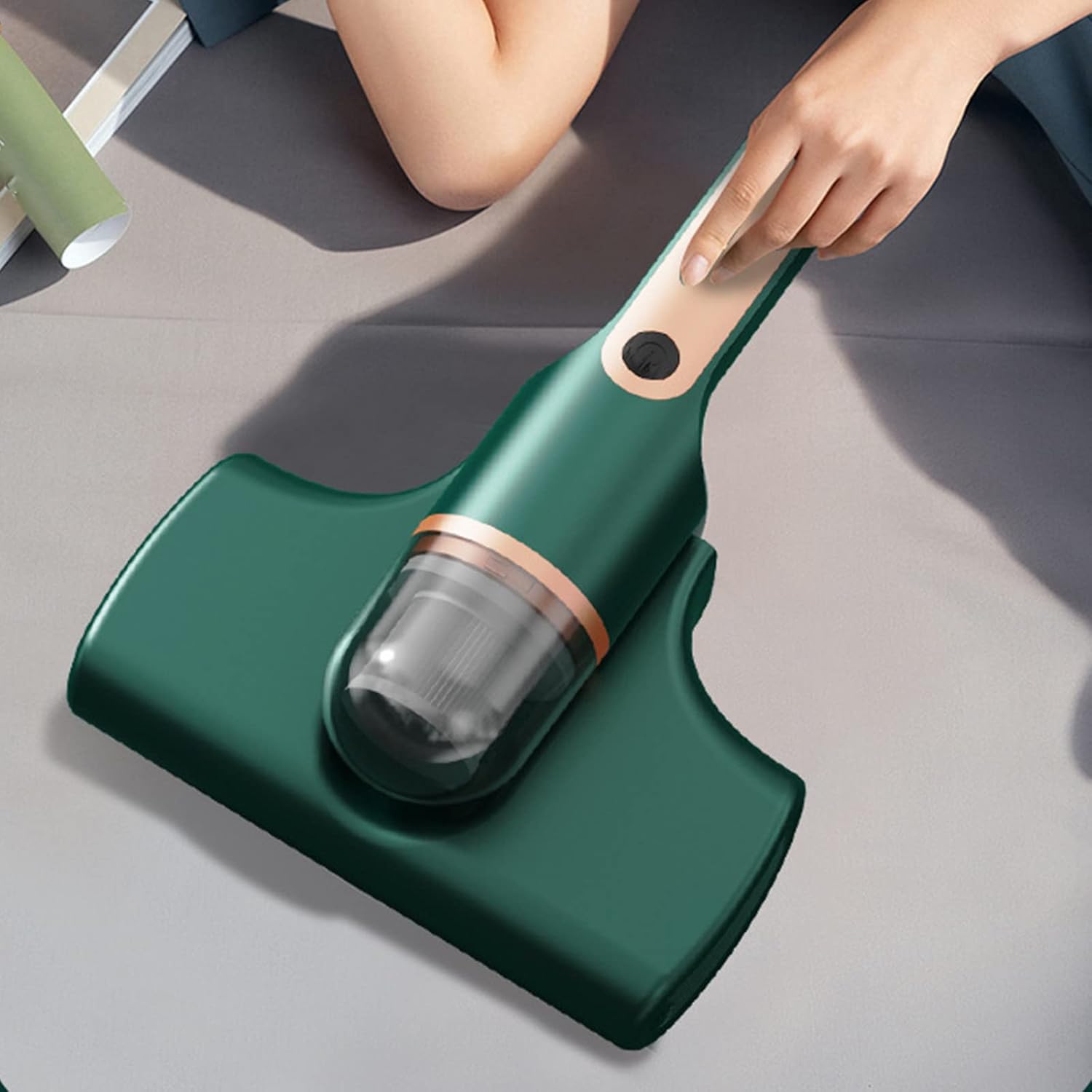 Bed Vacuum Cleaner, Mattress Vacuum Cleaner 7.5kpa Handheld Deep Mattress Cleaner High-Frequency Double Beat,Deep Cleaning, Suitable for Bedding,Sofa,Other Fabric Surfaces