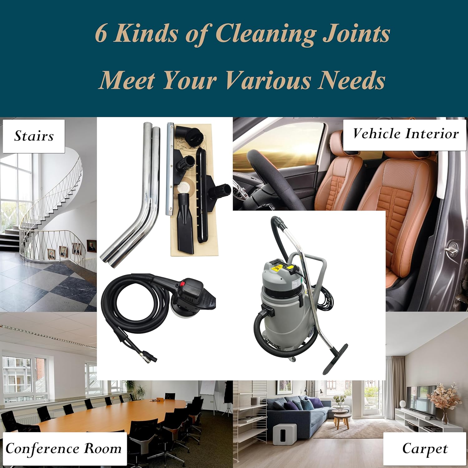 Carpet Cleaning Machine Carpet Spray Extractor Extraction Machine with 8.2ft Hose for Sofa Fabric Cleaning Hotel Workplace Home 7.9gal(30L) 1122W