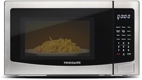 FRIGIDAIRE Stainless Steel Microwave Oven, Multi Function, Programmable, 1.1 Cu Ft 1000-Watt