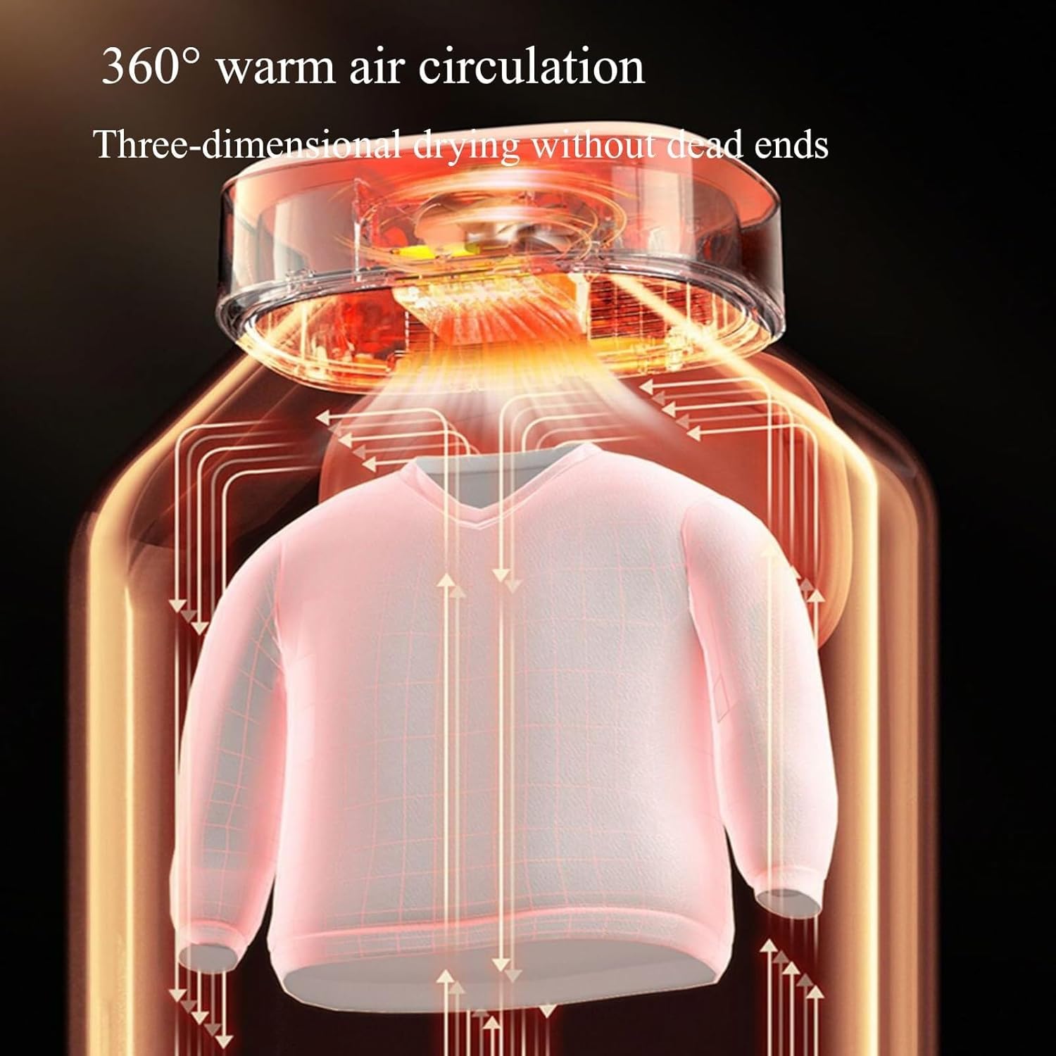 Generic Dryer, Household Small Clothes Dryer, Drying Clothes Dormitory Air Dryer, Foldable Portable Clothes Dryer