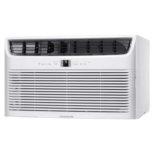 Frigidaire 10,000 BTU 230-Volt Through-The-Wall Air Conditioner Cools 450 Sq. Ft. with Remote Conrol in White FHTC103WA2