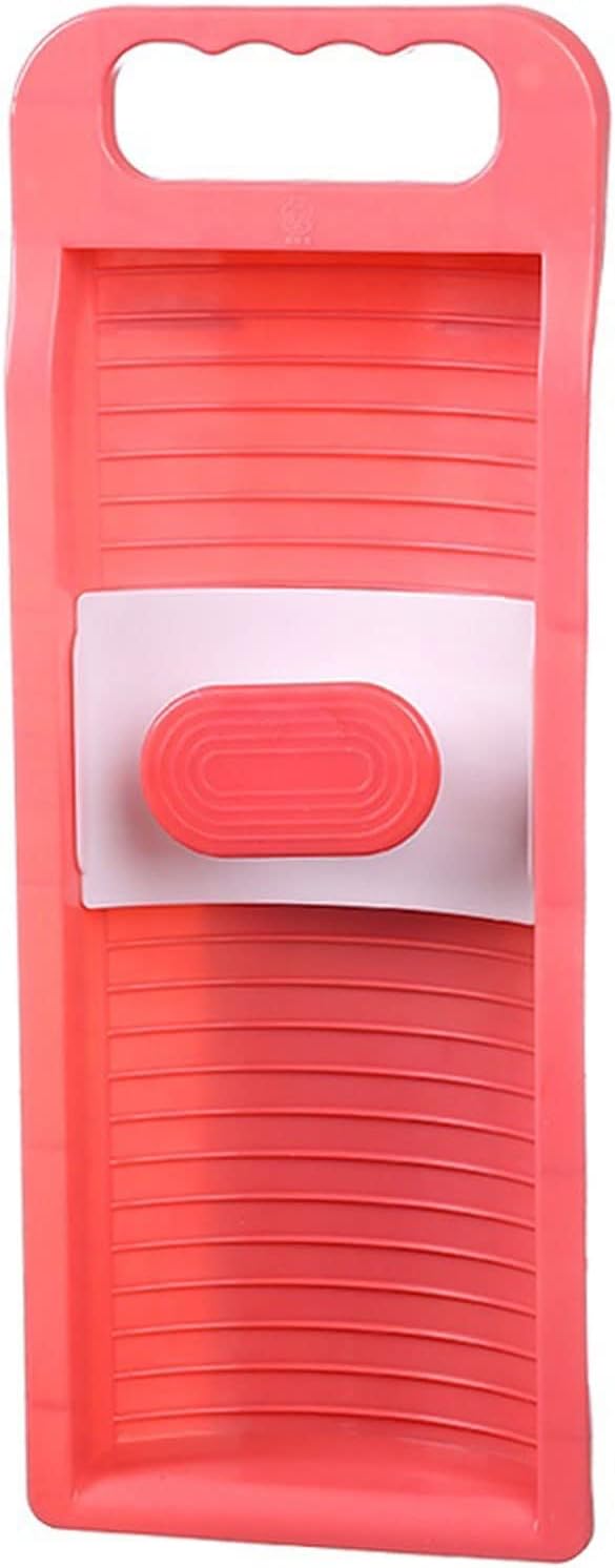 Washboard Convenient mini washboard dormitory travel washing underwear socks tool Portable washing machine washing machine portable(Rojo), Red