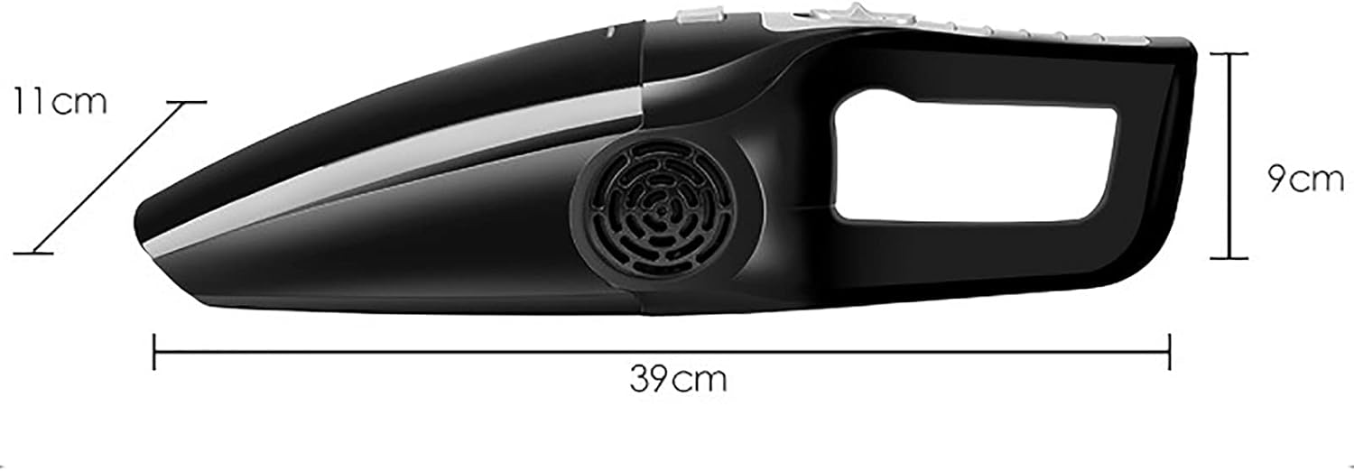 Car Cleaners Car High-Power Wet and Dry Vacuum Cleaner Handheld Portable Car Vacuum Cleaner Suitable for Home Office Car (Color : Orange Size : One-Size)