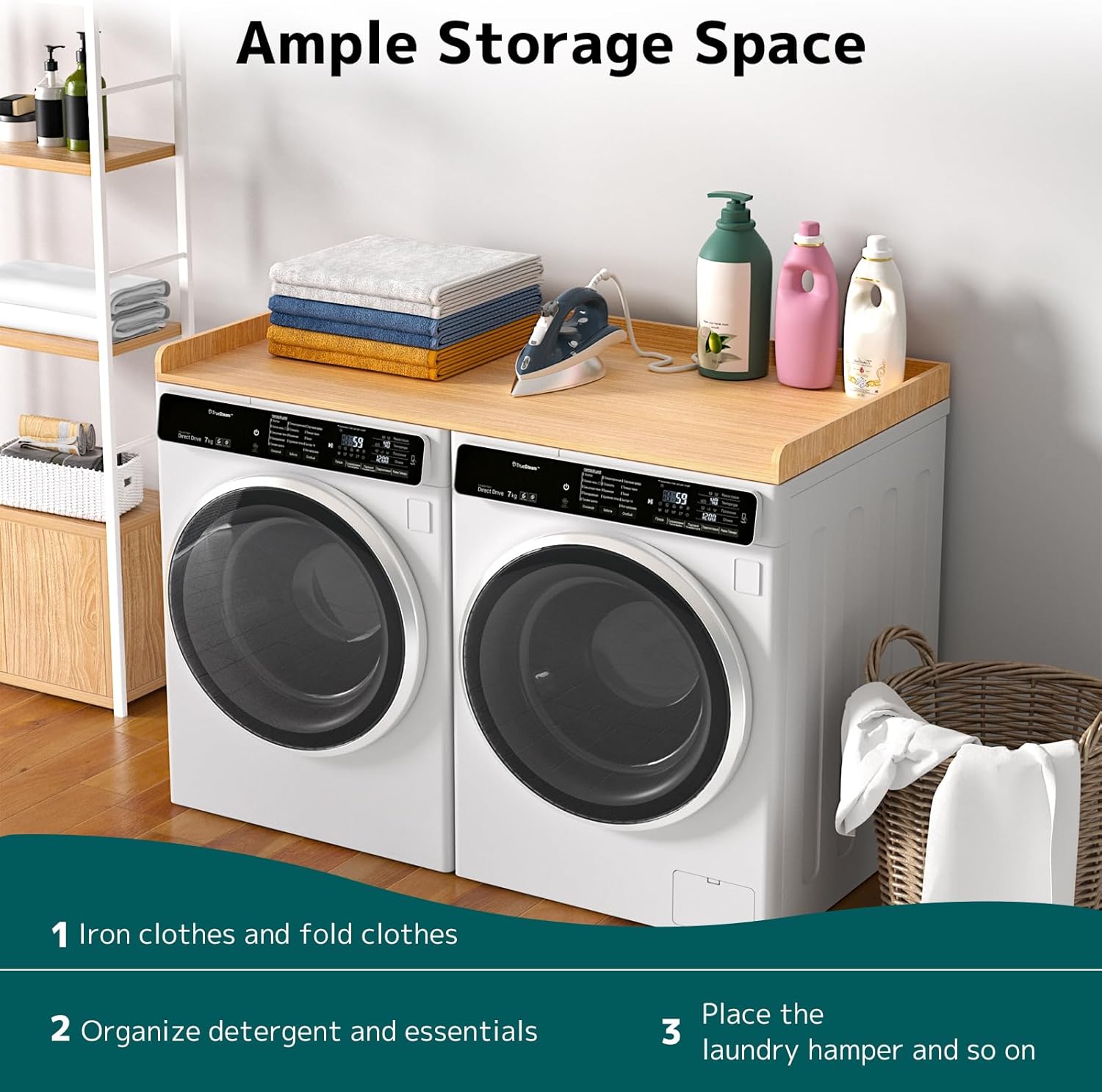 Washer Dryer Countertop 54''W x 27.5