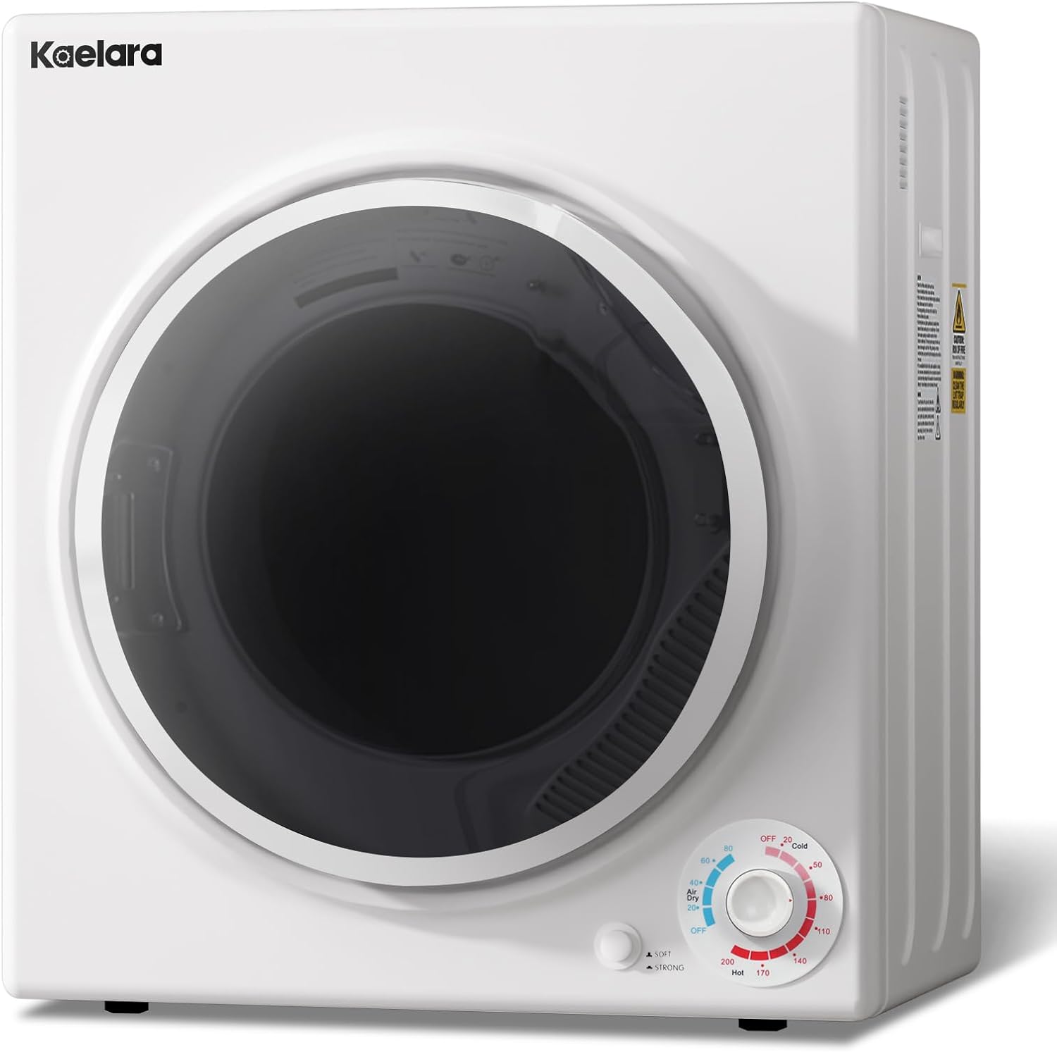 Portable Dryer, 3.5 Cu.ft Portable Dryers for Laundry with Stianless Steel Tub, 15000W Clothes Dryer Machine for Home, Apartment, 4 Dring Mode, Auto-shutt off, White