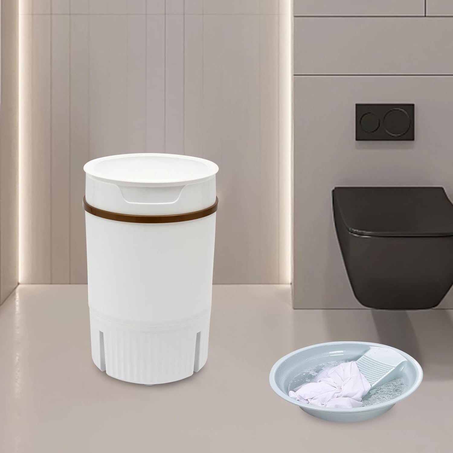 Mini Portable Washing Machine, 4.5L Compact Washing Machine and Spinner, Small Washer Machine, aundry Washer for Home Apartment Dorms and RV