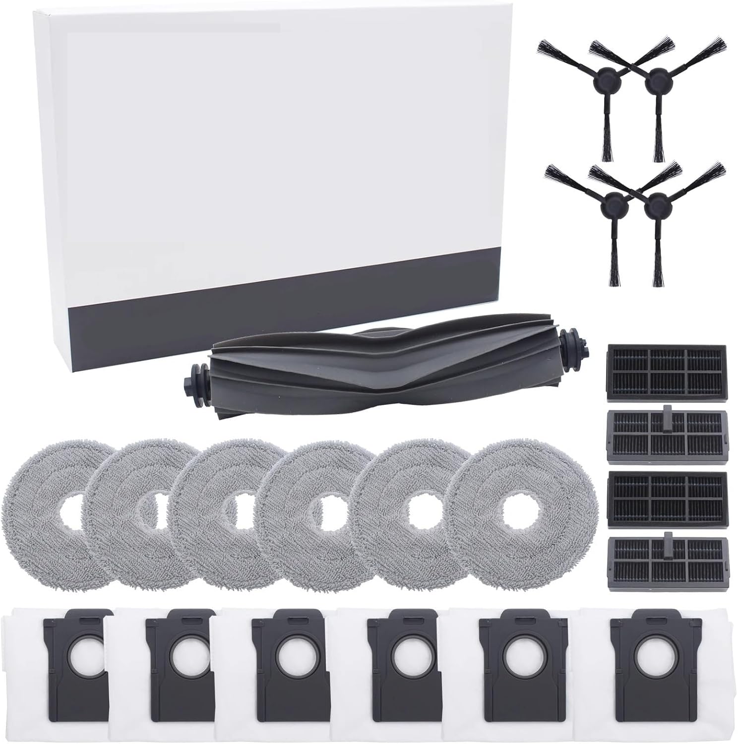 Compatible for Dreame L10s Pro Ultra Robot Vacuum 5-in-1 Maintenance Kit with Filters and Brushes